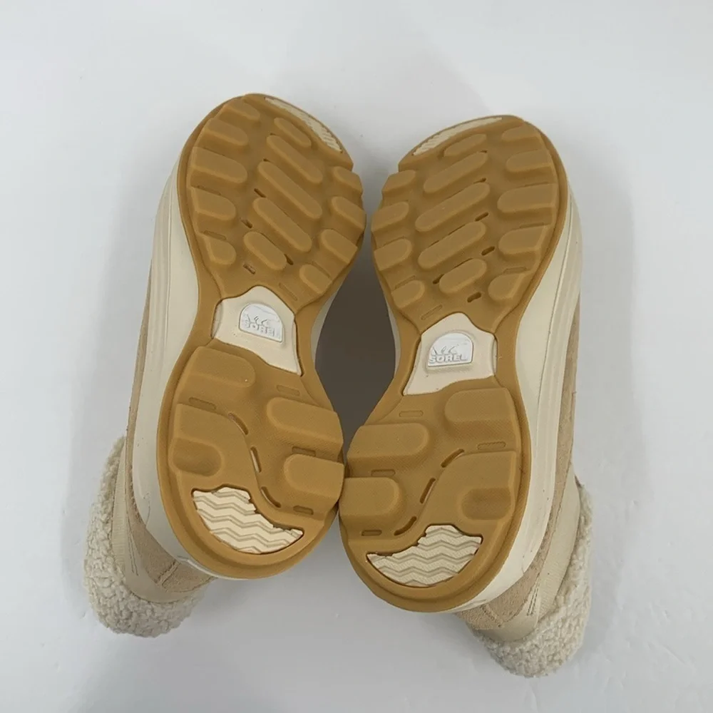 Sorel x Calia Out n About ONA mid sneaker boots winter waterproof tan new 7